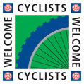 Cyclists welcome logo