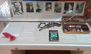 Percy Toplis display in Penrith and Eden Museum