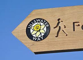 The Ullswater Way signpost