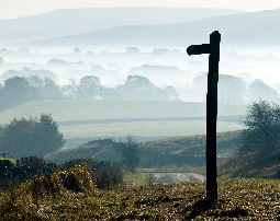 Signpost photo by Dave Willis courtesy of the Nurture Eden photo Library