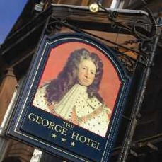 George Hotel sign