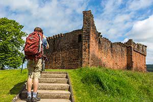 Walker at Penrith Castle photo courtesy of John Burrows Photography