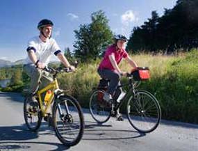 Cyclists photo by Ben Barden photo courtesy of the Cumbria Photo Library