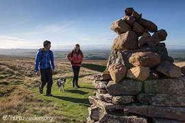 Walkers at Nine Standards Photo courtesy of the Nurtre Eden Photo Library