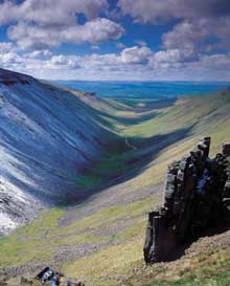 High Cup Nick from the Pennine Way by Natural England