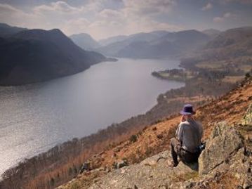 Walker at Ullswater