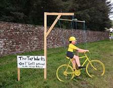 The Toy Works Cycling puppet