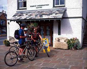 Cyclists in Kirkby Stephen