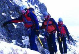 Climbers on Helvellyn photo courtesy of the Cumbria Photo Library
