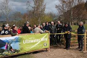 Ullswater Way launch with Eric Robson