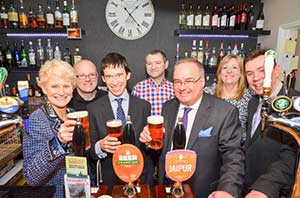 Englsih Tourism Week 2015 with Brigid Simmonds, Chief Executive of British Beer and Pub Association and Tim Page, Chief Executive of Campaign for Real Ale (CAMRA)