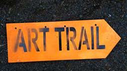 Art Trail sign)