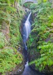 Aira Force Waterfall photo by Dave Willis courtesy of the Cumbria Photo Library