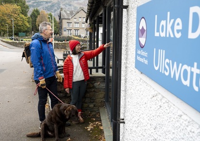 Ullswater Information Centre photo courtesy of the Cumbria Photo Library