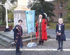 Quidditch banner launch photo courtesy of Appleby TIC