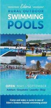 Eden's Rural Pools leaflet cover