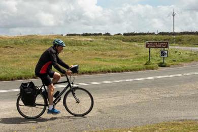 Cyclist at Hartside photo by Helen Shaw www.malkinphotography.co.uk