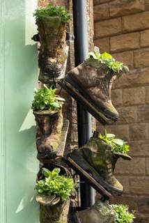 Planted walking boots photo by Helen Shaw www.malkinphotography.co.uk