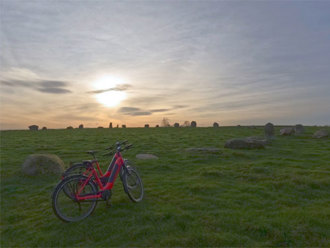 Arragons ebikes at Long Meg