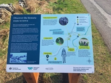 Kirkby Stephen Interpretation panel