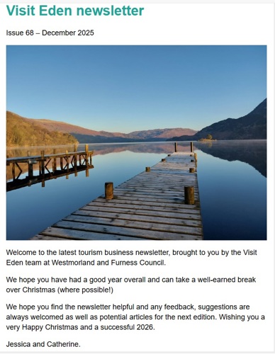 December business newsletter