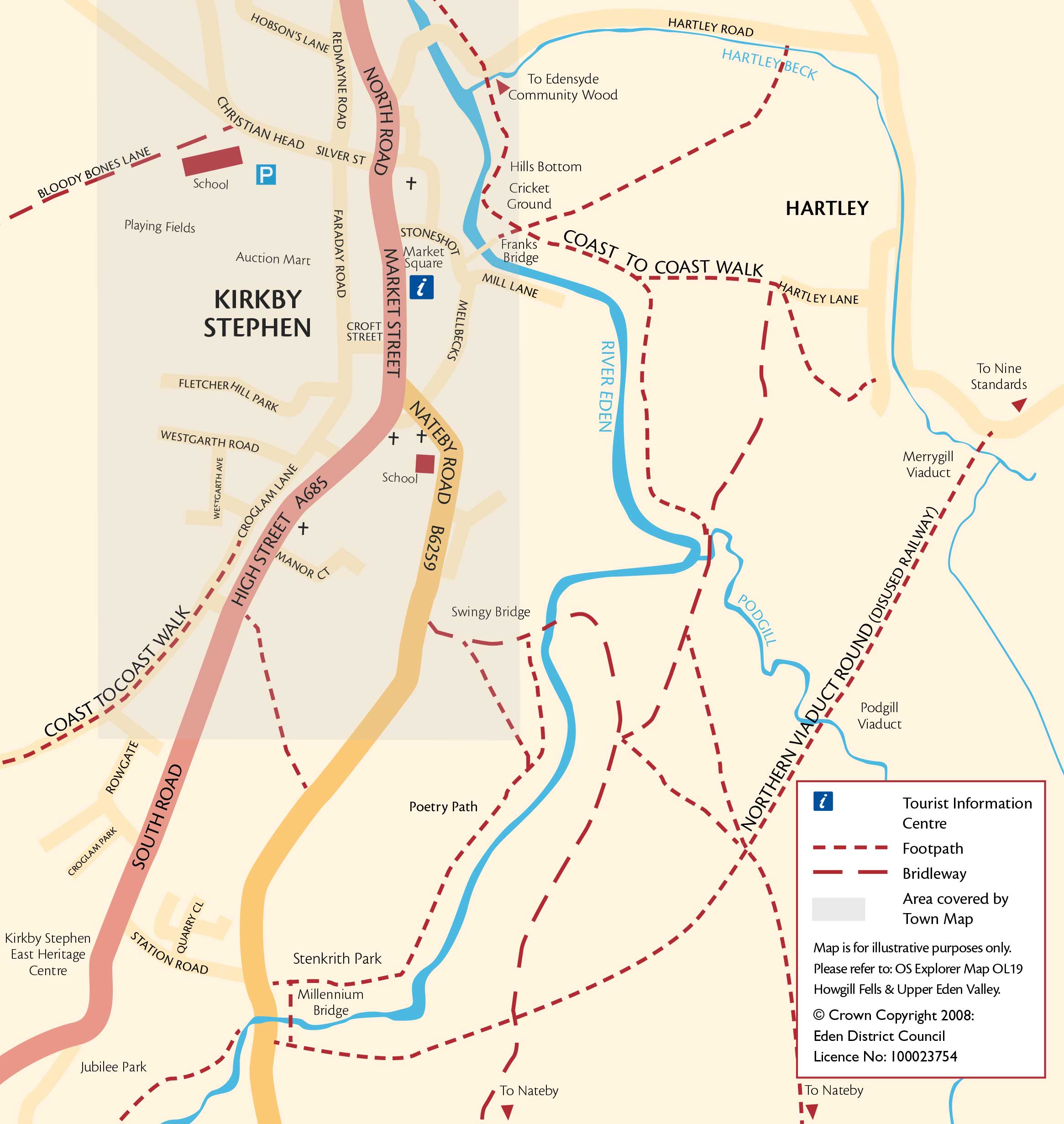 How To Get To Kirkby Stephen Map 