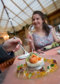 Restaurant dining photo courtesy of the Nurture Eden photo library